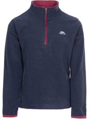 Trespass Kinder Fleecejacke/Fleecepullover Sybil-Girls Microfleece At100 Navy/Berry