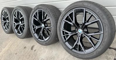4x Original BMW 5er G30 G31 19 Zoll Sommerräder Y Speiche M845 Alufelgen DOT23 6-7mm