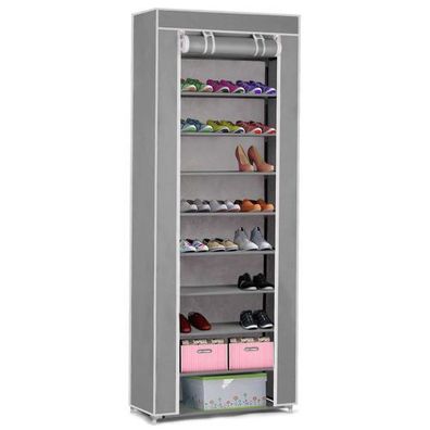 Massido Textilschuhschrank - grau