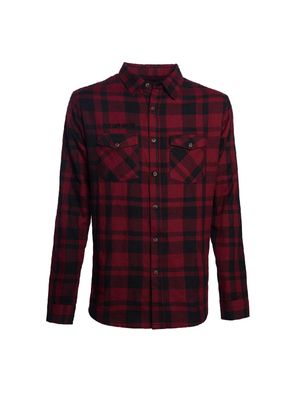 WCC West Coast Choppers Flannel La Bomba Herringbone Red/Black