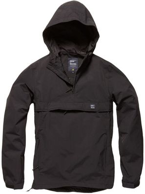 Vintage Industries Windbreaker Übergangsjacke Shooter Anorak Black