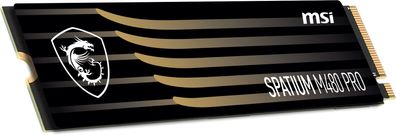 MSI Spatium M480 PRO - SSD - verschlüsselt - 1 TB - intern - M.2 2280 - PCIe 4.0 x4