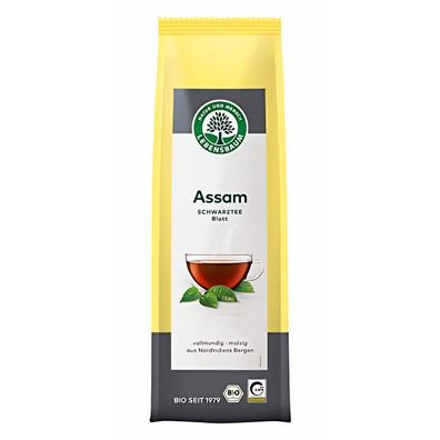 Lebensbaum Bio Assam Schwarztee ganzes Blatt, lose - 100% natürlicher Genuss - 1