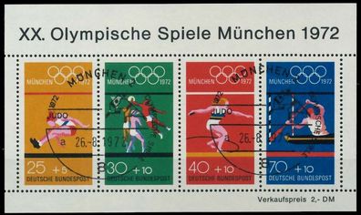 BRD BLOCK Kleinbogen 1949 1989 Block 8 gestempelt X7DF5A6