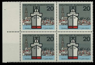 BRD 1964 Nr 417 postfrisch Viererblock SRA X7ECBFA