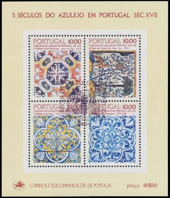 Portugal Block 38 zentrisch gestempelt S018CC2