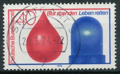 BRD 1974 Nr 797 zentrisch gestempelt X8501BE