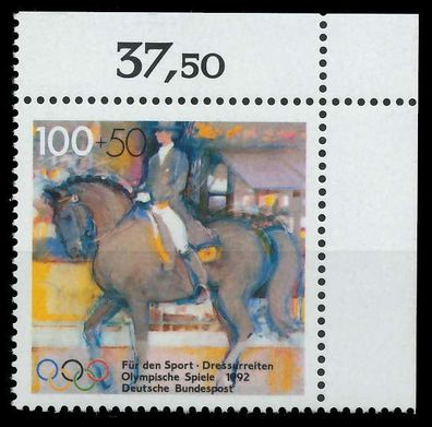 BRD 1992 Nr 1594 postfrisch ECKE-ORE X85F01A