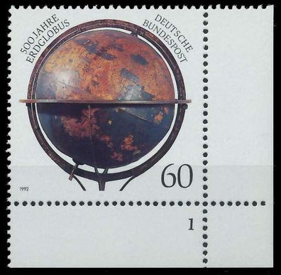 BRD 1992 Nr 1627 postfrisch Formnummer 1 X863342