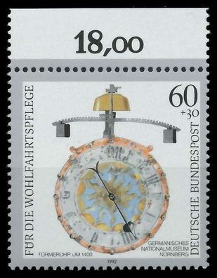 BRD 1992 Nr 1631 postfrisch ORA X8633B6