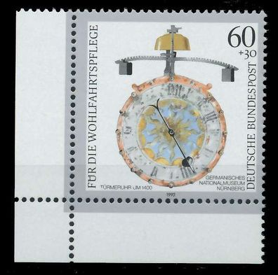 BRD 1992 Nr 1631 postfrisch ECKE-ULI X8633C2