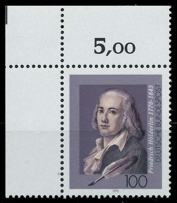 BRD 1993 Nr 1681 postfrisch ECKE-OLI X8636BE