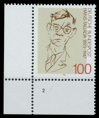 BRD 1993 Nr 1683 postfrisch Formnummer 2 X8636D6