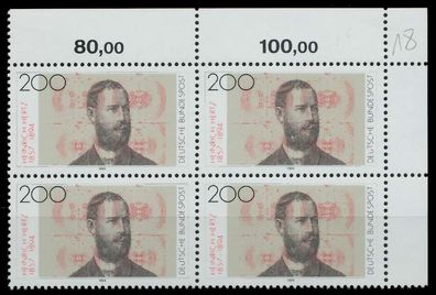 BRD 1994 Nr 1710 postfrisch Viererblock ECKE-ORE X86393E