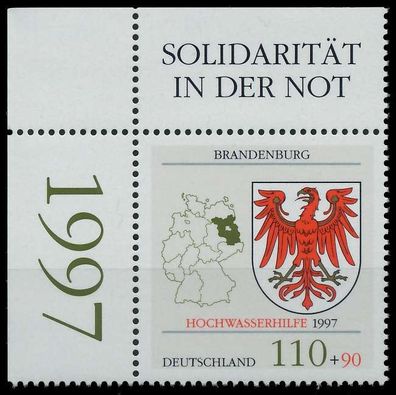 BRD 1997 Nr 1941 postfrisch ECKE-OLI X868DE2