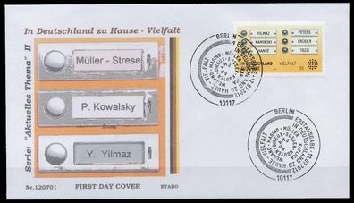 BRD BELEGE Nr 2941 BRIEF FDC X86F7AE