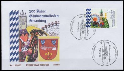 BRD BELEGE Nr 2950 BRIEF FDC X86F806