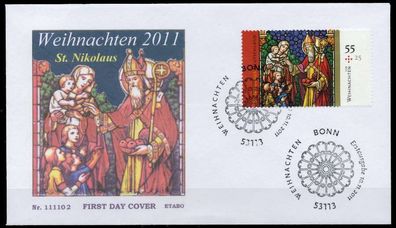 BRD BELEGE Nr 2896 BRIEF FDC X86F872
