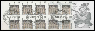 BRD BUND Markenheftchen Nr MH 35 IoZ zentrisch gestempelt X90F016