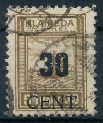 MEMEL 1923 Nr 194 gestempelt gepr. X472E5A