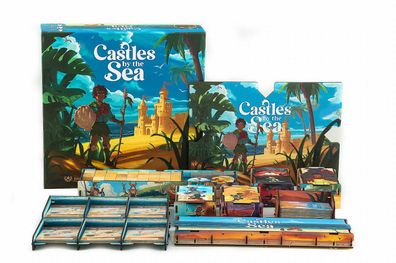 Castles by the Sea + Expansion - Deluxe Insert aus Holz (UV-Print)