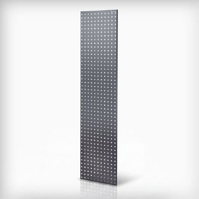 Perforierte Regalböden in Anthrazit: JOHNNY, 2 Stück, 1800 x 20 x 420 mm