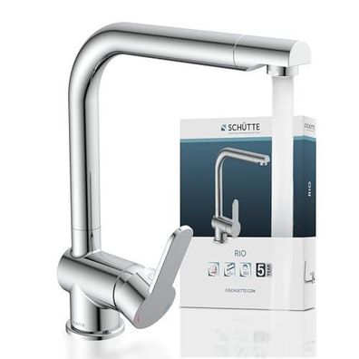 Schütte Rio Spültischarmatur in Chrom, modernes Design