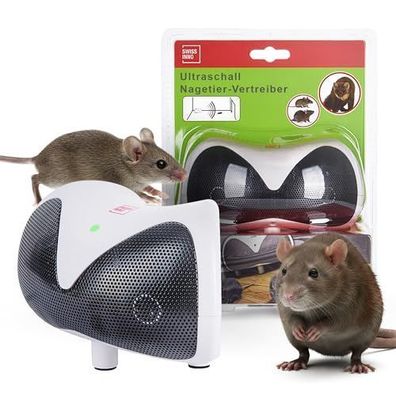 Ultraschall-Rodentenschutz Swissinno 1 227 001, 3 W, 20 m² Reichweite