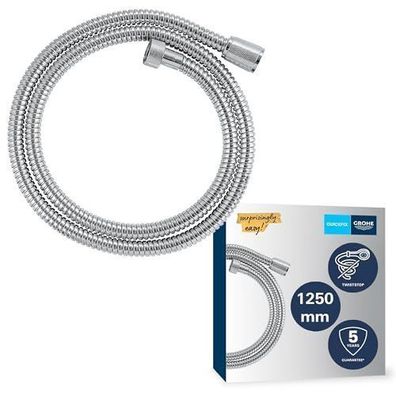Vitalioflex Metallbrauseschlauch GROHE 1,25 m, knickfest, Chrom