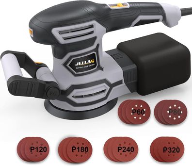Jellas 3,8 A (450 W) Exzenterschleifer für die Holzbearbeitung (OS450)