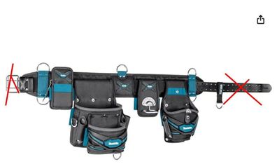 Makita E-15235 Heavy Duty Gürtelset – Schraubenzieher & Hammerhalter