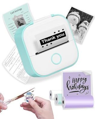 Phomemo Mini-Drucker T02, Handy-Fotodrucker für Mobile