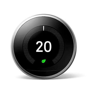 Google Nest Lern-Thermostat Edelstahl – Steuerung per Smartphone