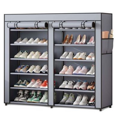 Massido MS-805 Textilschuhschrank Graphit