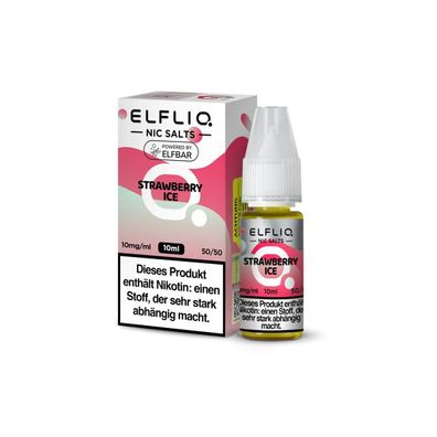 ELFLIQ Strawberry Ice Nikotinsalz Liquid 10 ml