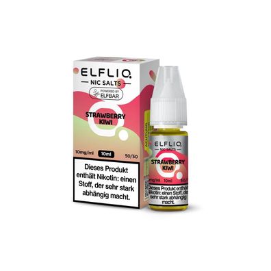 ELFLIQ Strawberry Kiwi Nikotinsalz Liquid 10 ml