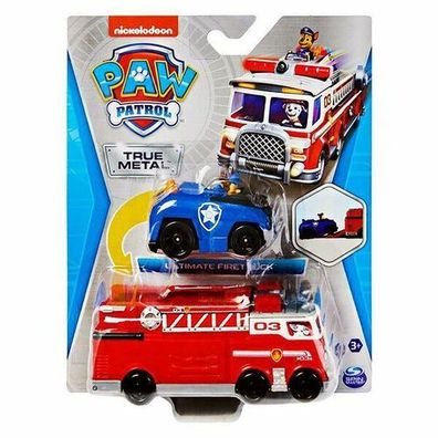 PAW Patrol Firetruck Marschall Chase Team Vehicle - True Metal 1:55