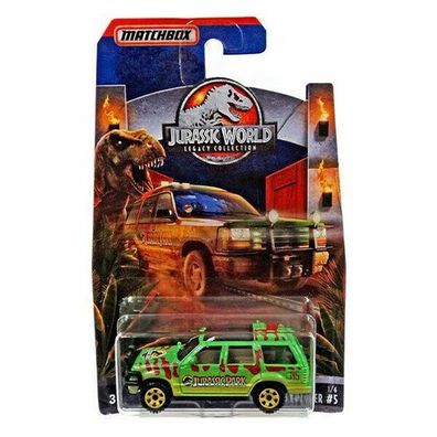 Matchbox Jurassic PARK Jurassic World Legacy - 1993 Ford Explorer 1:64