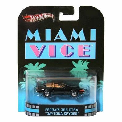 MIAMI VICE Ferrari 365 GTS4 Daytona Spyder - Hot Wheels Retro Entertainment