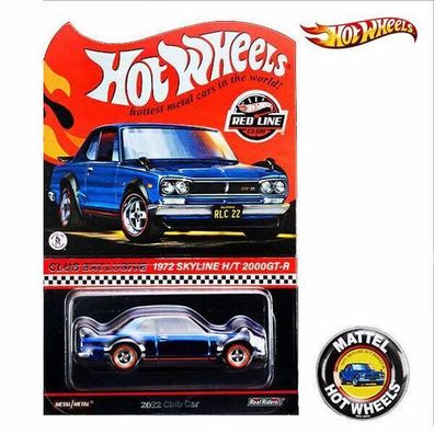 Hot Wheels 1972 NISSAN Skyline 2000GT-R RLC 2022 Red Line Club Exclusive HWC