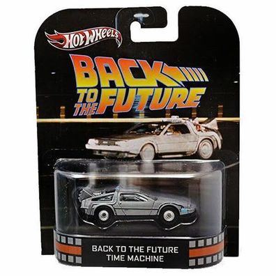 Hot Wheels ZURÜCK IN DIE Zukunft Back To The Future Time Machine Retro 1:64
