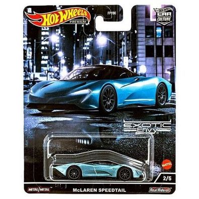 McLAREN Speedtail - Hot Wheels Car Culture Design Exotic Envy 1:64