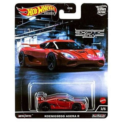 Koenigsegg AGERA R - Hot Wheels Car Culture Design Exotic Envy 1:64