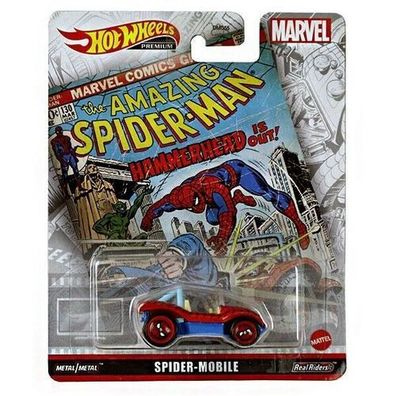 Spiderman SPIDER-MOBILE - Hot Wheels Premium Entertainment Marvel 1:64