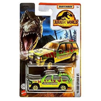 FORD Explorer #5 - Matchbox Jurassic World Dominion Jurassic PARK 1:64