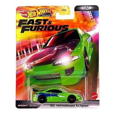 FAST &amp; Furious Mitsubishi Eclipse - Hot Wheels Premium Entertainment 1:64