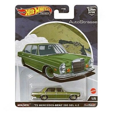 Mercedes BENZ 280 SEL 4.5 - Hot Wheels Car Culture AutoStrasse Design 1:64