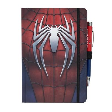 Marvel Spiderman Premium A5 Notizbuch mit Projektor Stift