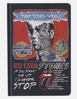 The Rolling Stones Premium A5 Notizbuch - Tattoo you