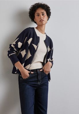 Street One bedruckte Strickjacke